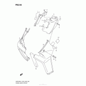 Схема вузла: Накладки рами (Vzr1800L4 E28) для Suzuki VZR1800 Boulevard M109R