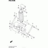 Схема вузла: Важіль прогресії (Gsx1300Ral5 E28) для Suzuki GSX1300 Hayabusa