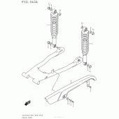 Схема вузла: Chain Case для Suzuki TU250