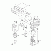 Схема вузла: Електроустаткування для Suzuki GSX1300 Hayabusa