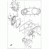 Схема узла: Крышки картера для Suzuki UC150 Epicuro