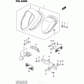 Схема узла: Задний фонарь (Стоп-сигнал) (Vl800Tl5 E28) для Suzuki VL800 Boulevard C50