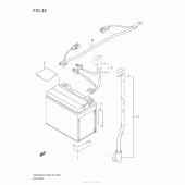 Схема вузла: Акумулятор для Suzuki AN650 Burgman (EU analogue of SkyWave)
