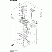 Схема вузла: Карбюратор для Suzuki DR-Z70