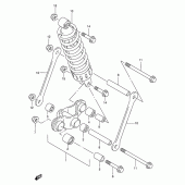 Схема вузла: Важіль прогресії для Suzuki GS500