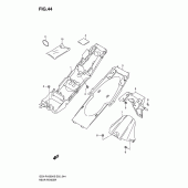 Схема вузла: Заднє крило Suzuki GSX-R1000