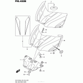 Схема вузла: Накладка паливного бака (Gsx-R1000Al6 E33) для Suzuki GSX-R1000