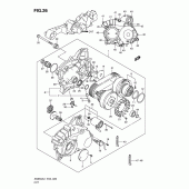 Схема узла: Вариатор для Suzuki AN650 Burgman (EU analogue of SkyWave)