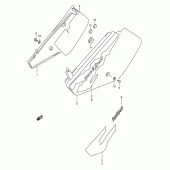 Схема вузла: Бічні панелі (Model v/w) для Suzuki DR350