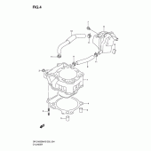 Схема вузла: Циліндр для Suzuki DR-Z400 DR-Z400SM