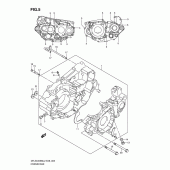 Схема узла: Картер двигателя для Suzuki DR-Z400 DR-Z400SM