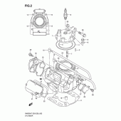 Схема узла: Цилиндр для Suzuki RM250
