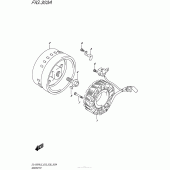 Схема вузла: Статор & Ротор для Suzuki DL1000 V-Strom