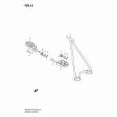 Схема вузла: Stand / footrest для Suzuki RM250