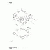 Схема вузла: Циліндр для Suzuki RM-Z450