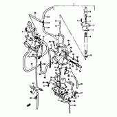 Схема вузла: Карбюратор для Suzuki RGV250