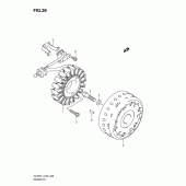 Схема узла: Статор & Ротор для Suzuki DL650 V-Strom