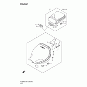 Схема вузла: Сидіння (Vl800tk9/tl0) для Suzuki VL800 Boulevard C50T