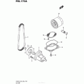 Схема вузла: Масляний насос Suzuki VL800 Boulevard C50