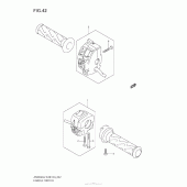 Схема узла: Пульт управления рулевой (An650A L2 E33) для Suzuki AN650 Burgman (EU analogue of SkyWave)