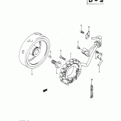 Схема узла: Статор & Ротор для Suzuki DR650 DR650R