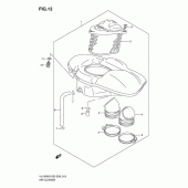 Схема узла: Воздушный фильтр для Suzuki VL1500 Boulevard C90T
