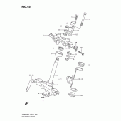 Схема узла: Рулевая траверса для Suzuki DR650 DR650SE