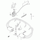 Схема вузла: Електроустаткування для Suzuki GSX600 Katana