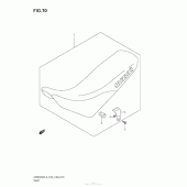 Схема узла: Сиденье для Suzuki DR650 DR650SE