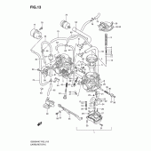 Схема узла: Карбюратор для Suzuki GS500