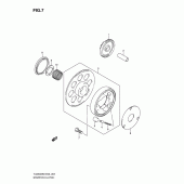 Схема узла: Привод стартера для Suzuki TU250