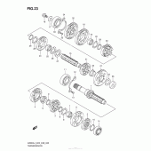 Схема вузла: Трансмісія для Suzuki VZ800 Boulevard M50
