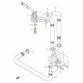 Схема узла: Топливный кран для Suzuki VZ800 Marauder