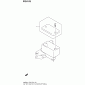 Схема вузла: Кришка головного гальмівного (Опція) для Suzuki AN650 Burgman (E
