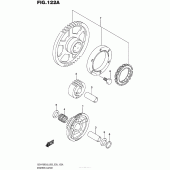 Схема вузла: Привід стартера для Suzuki GSX-R600