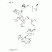 Схема вузла: Спідометр (E33) для Suzuki RMX450