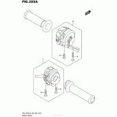 Схема вузла: Пульт управління рульовий (Gsx1300Ral6 E03) для Suzuki GSX1300 Hayabusa