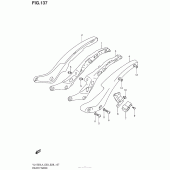 Схема вузла: Rear Frame (Vl1500Bl4 E28) для Suzuki VL1500 Boulevard C90