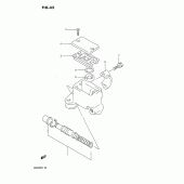 Схема вузла: Передній гальмівний циліндр Suzuki DR650 DR650R