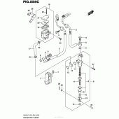Схема вузла: Задній гальмівний циліндр (Sv650Al7 E28) для Suzuki SV650