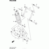 Схема вузла: Важіль прогресії (Vl800L7 E28) для Suzuki VL800 Boulevard C50