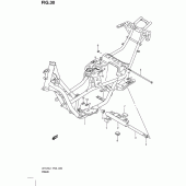 Схема узла: Рама для Suzuki UH125 Burgman
