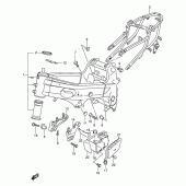 Схема узла: Рама для Suzuki TL1000