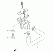 Схема вузла: Паливний кран Suzuki GZ125 Marauder