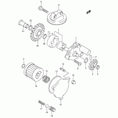 Схема вузла: Масляний насос для Suzuki DR-Z400 DR-Z400S