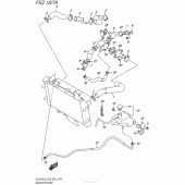Схема вузла: Патрубок системи охолодження для Suzuki DL650 V-Strom