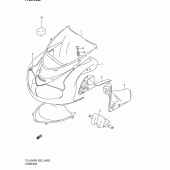 Схема узла: Передний обтекатель (Model k2) для Suzuki TL1000