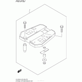 Схема вузла: Кріплення заднього кофра (Опція) для Suzuki DL1000 V-Strom