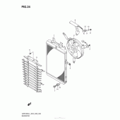 Схема вузла: Радіатор для Suzuki VZR1800 Boulevard M109R