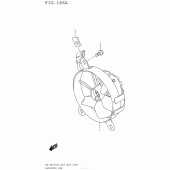 Схема узла: Вентилятор радиатора для Suzuki DR-Z400 DR-Z400S